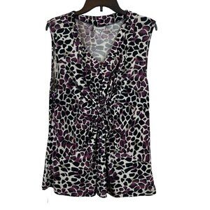 Jaquline Women Sleeveless Pullover Top Size 1X